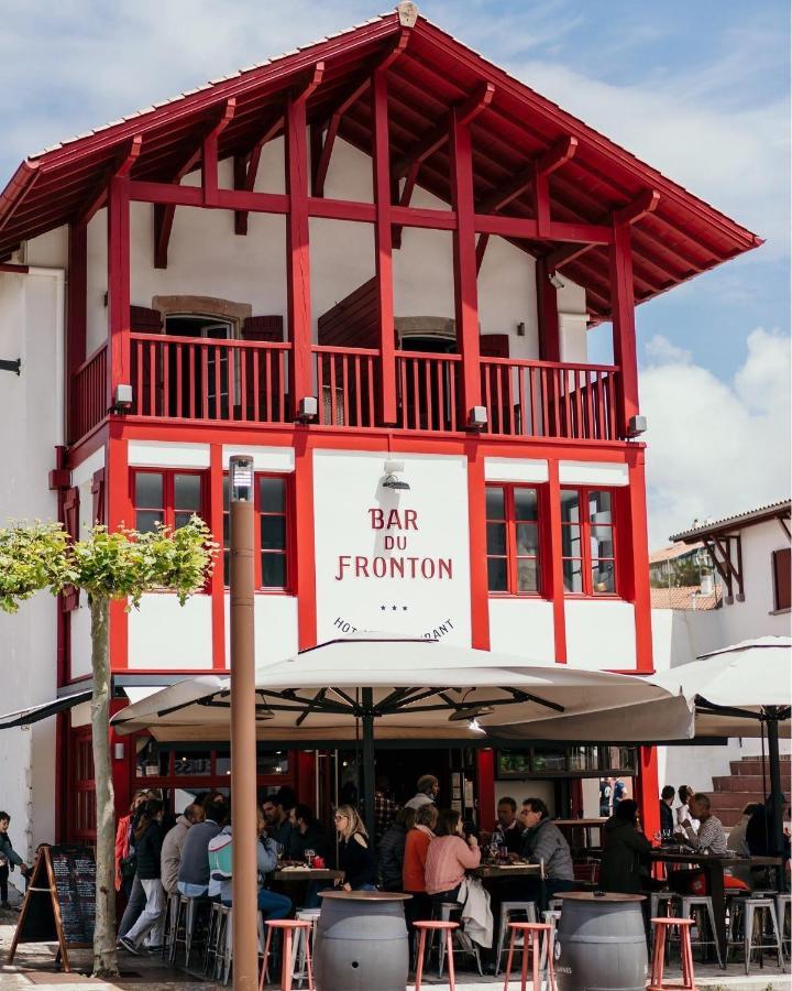 Hotel Du Fronton Bidart Exterior foto