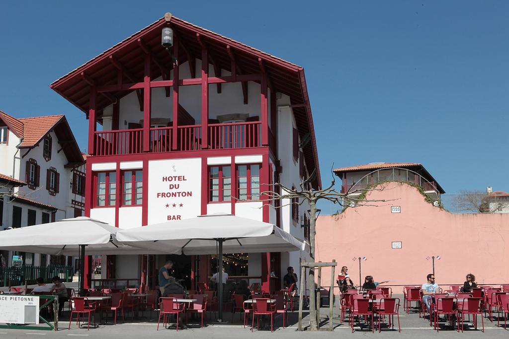 Hotel Du Fronton Bidart Exterior foto